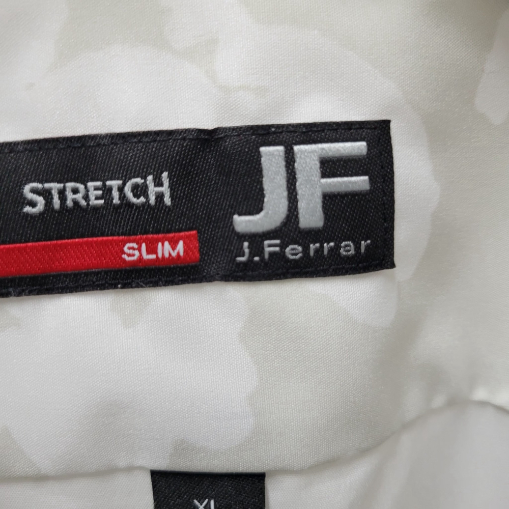 FERRAR Stretch Slim Dress Shirt Men Size XL 17-17 1/2 Neck 32-33 Sleeves Pre-own - Picture 5 of 7